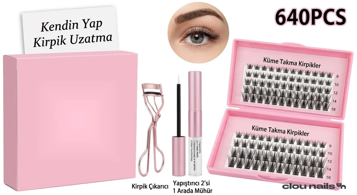 Manyetik ve 3D İpek Takma Kirpik