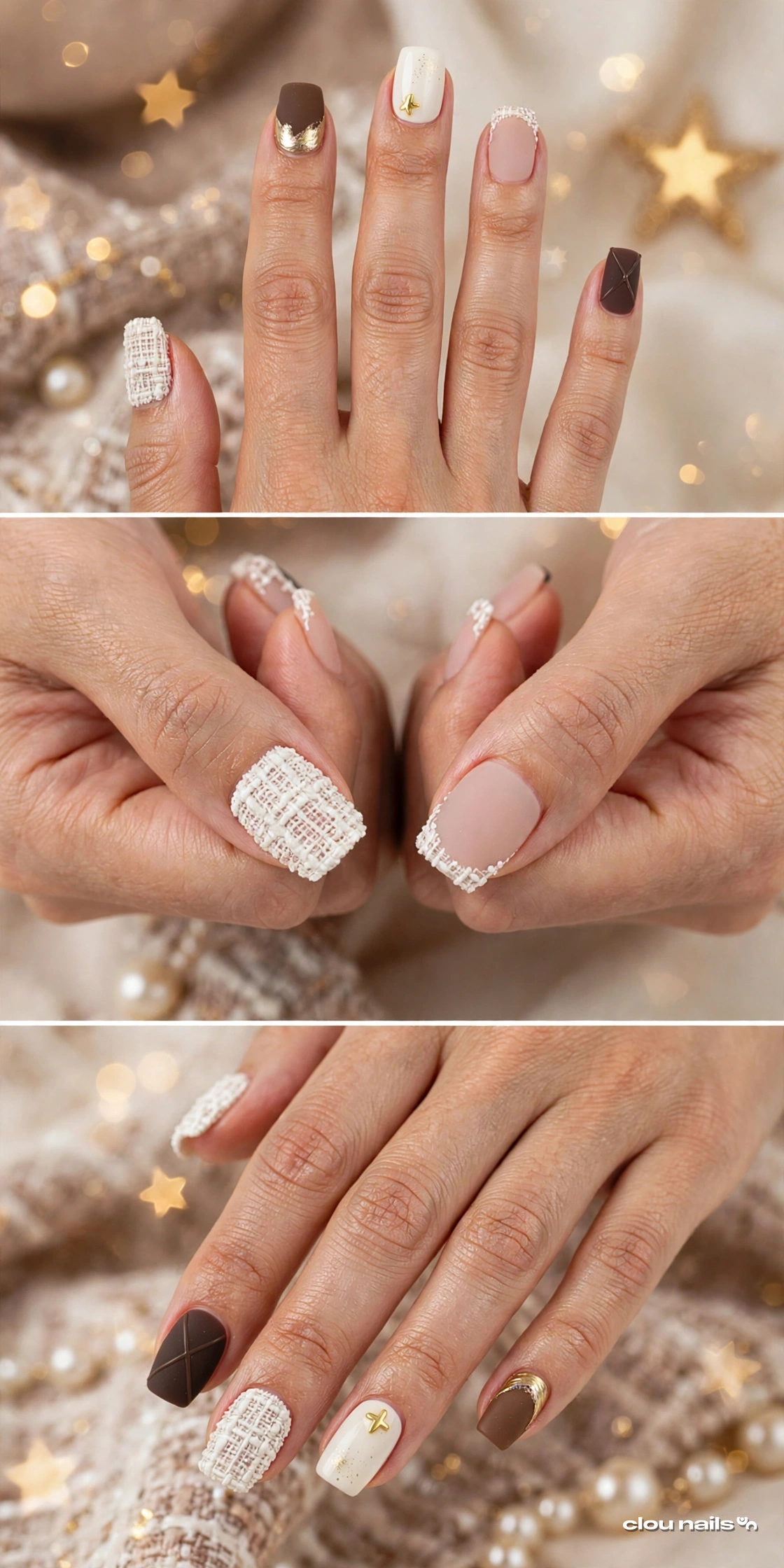 Nail Art Balerin Orta Press-On Takma Tırnak Seti (BN017)