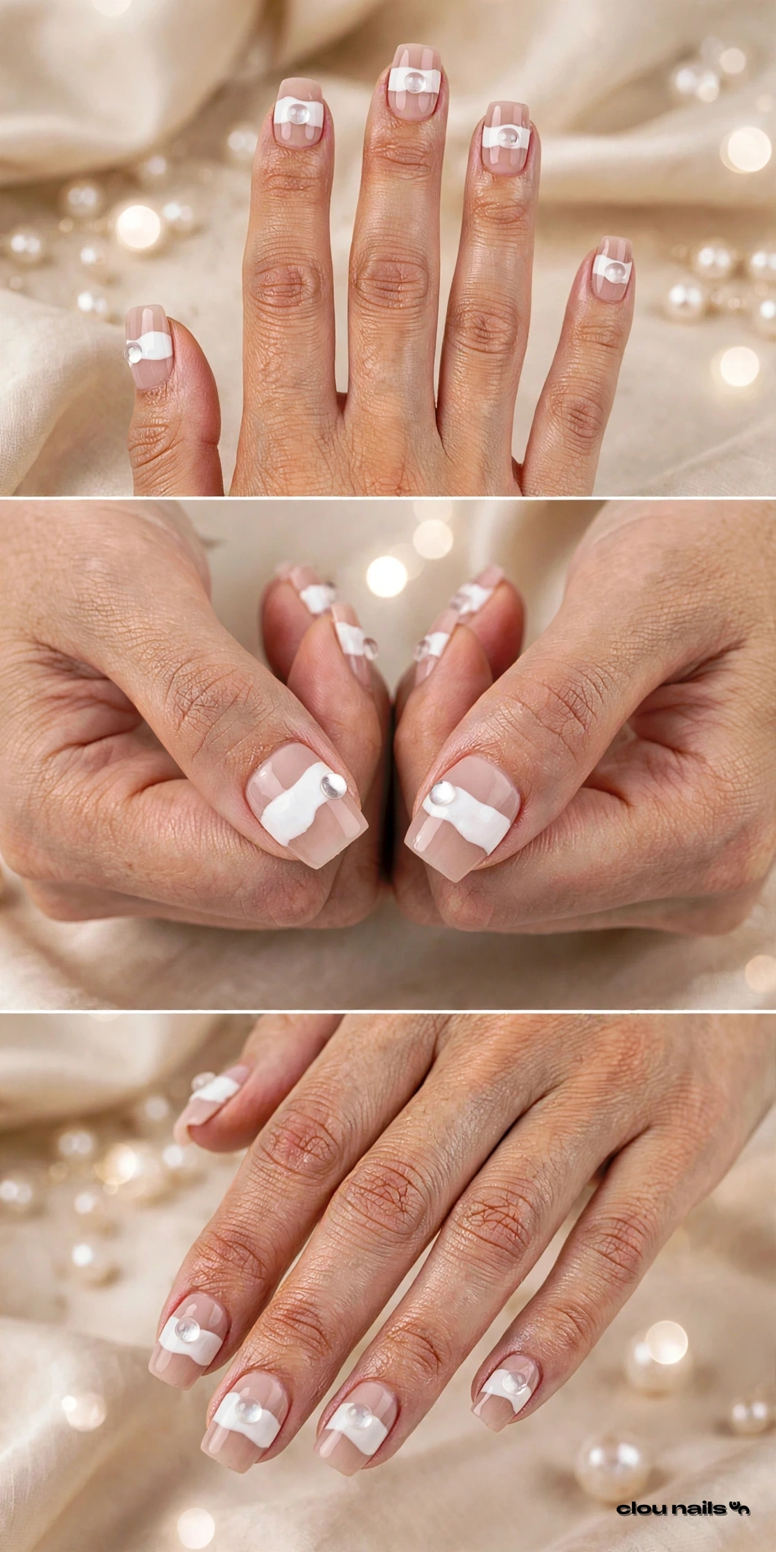 Nail Art Balerin Orta Press-On Takma Tırnak Seti (CN2176)