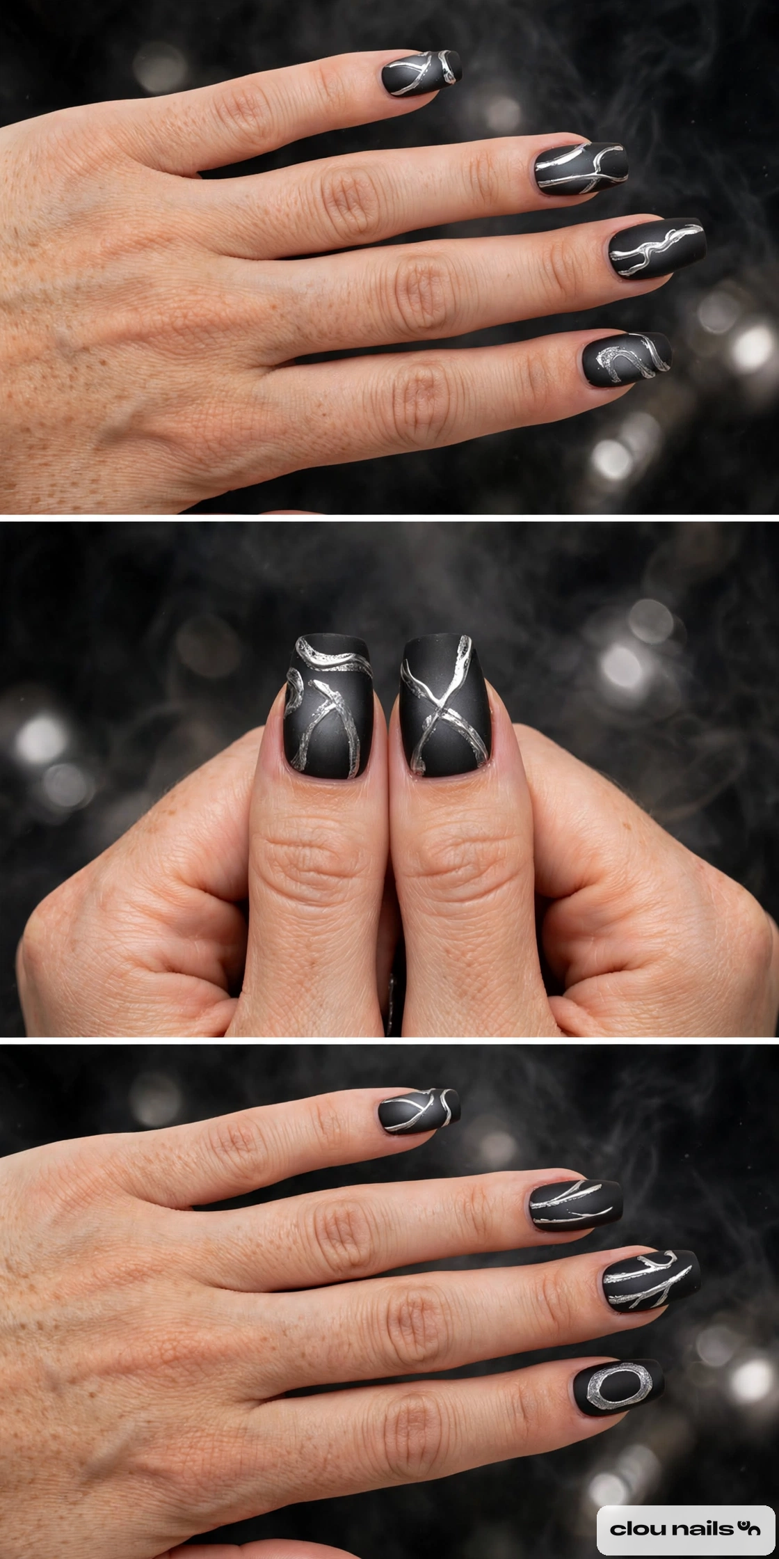 Nail Art Balerin Orta Press-On Takma Tırnak Seti (CN24443)
