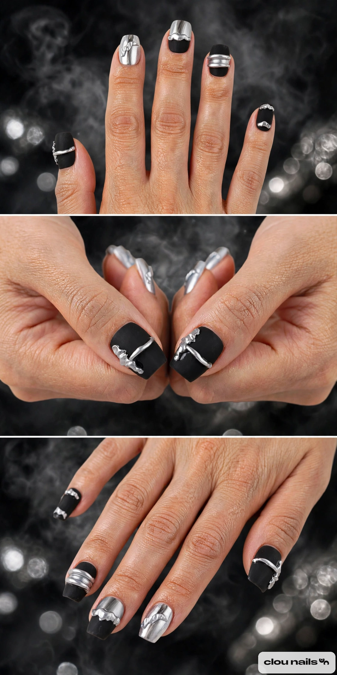 Nail Art Balerin Orta Press-On Takma Tırnak Seti (CN24878)