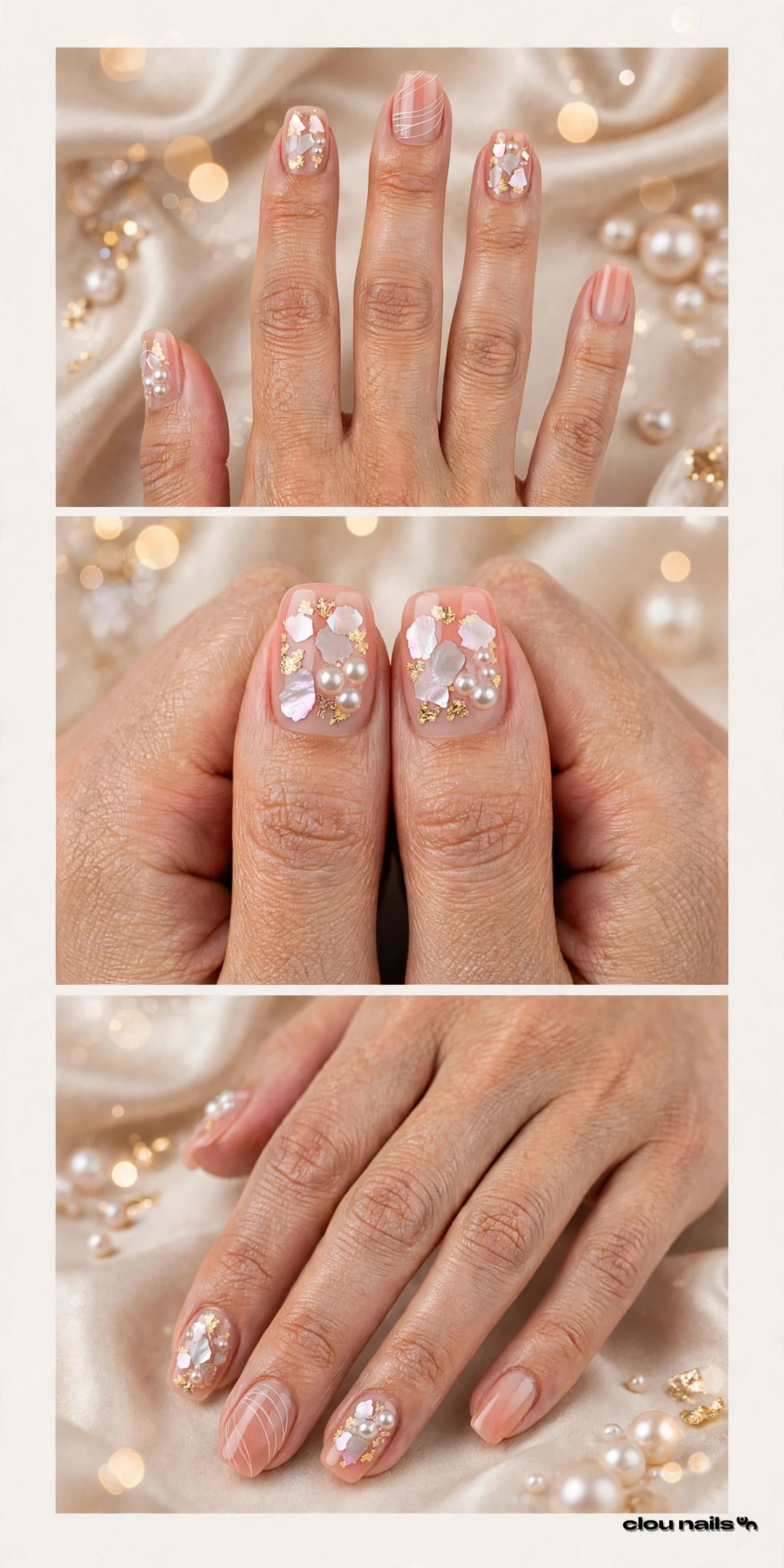 Nail Art Balerin Orta Press-On Takma Tırnak Seti (CN256)