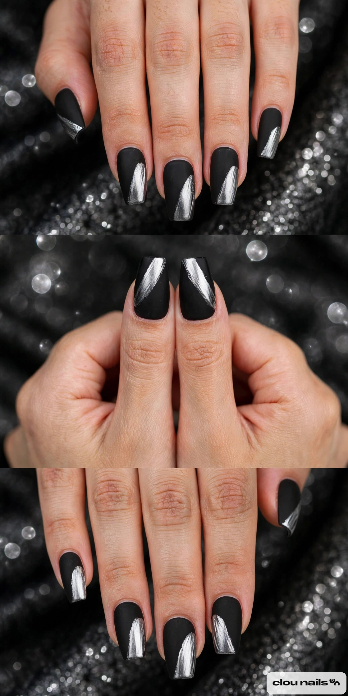 Nail Art Balerin Uzun Press-On Takma Tırnak Seti (BN049)