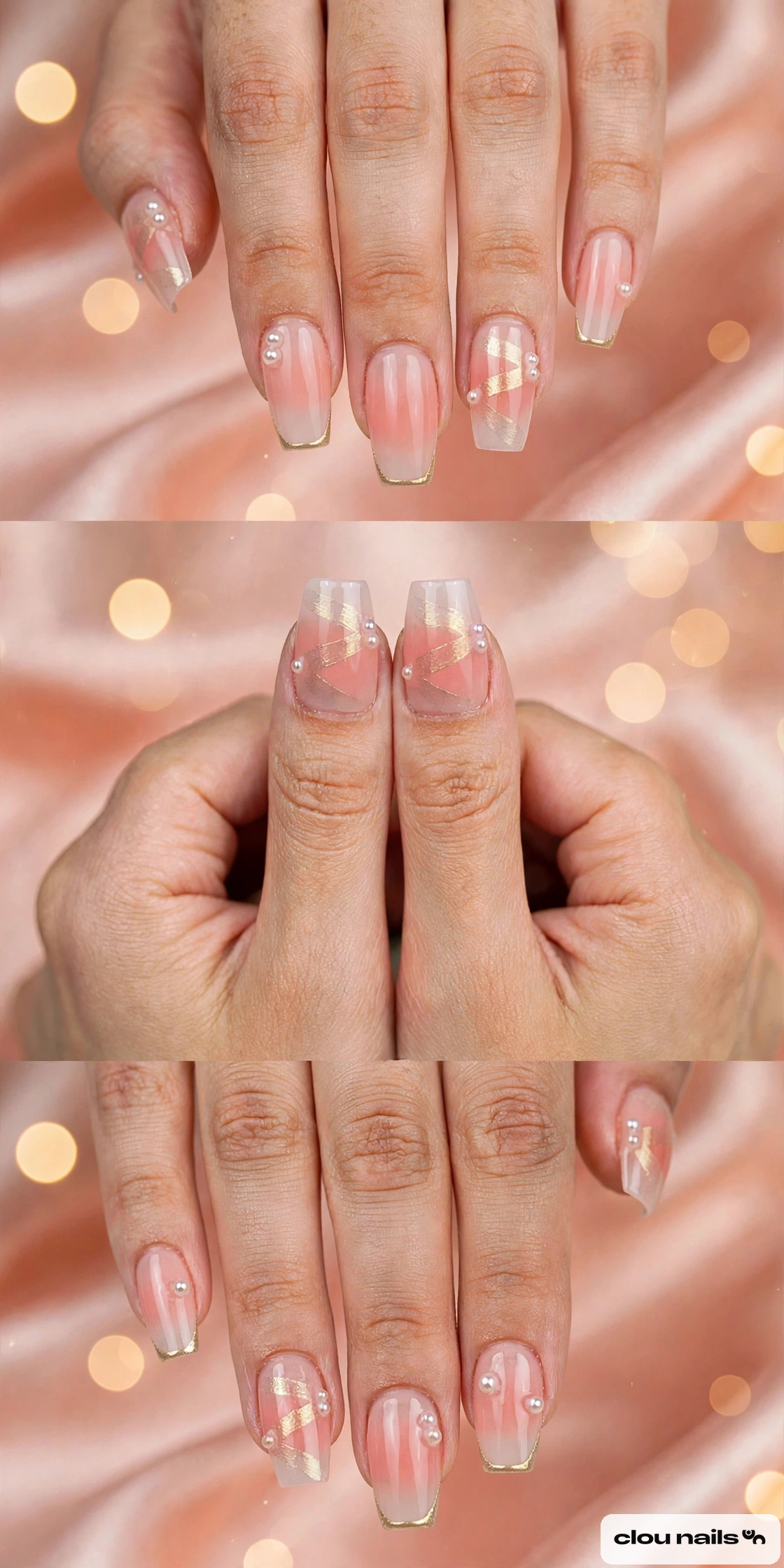 Nail Art Balerin Uzun Press-On Takma Tırnak Seti (BN051)
