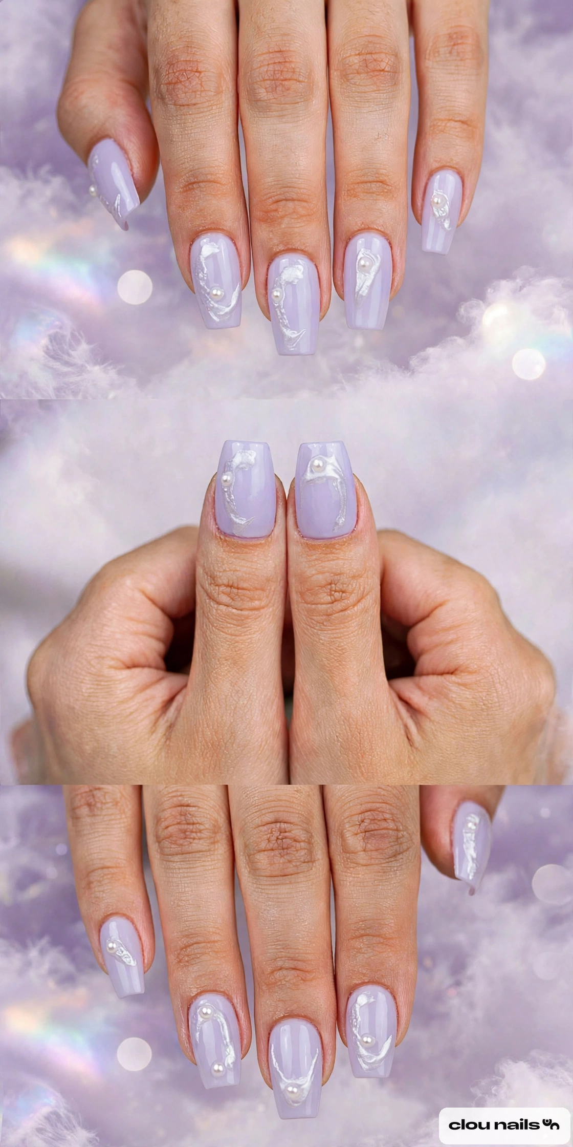 Nail Art Balerin Uzun Press-On Takma Tırnak Seti (BN074)