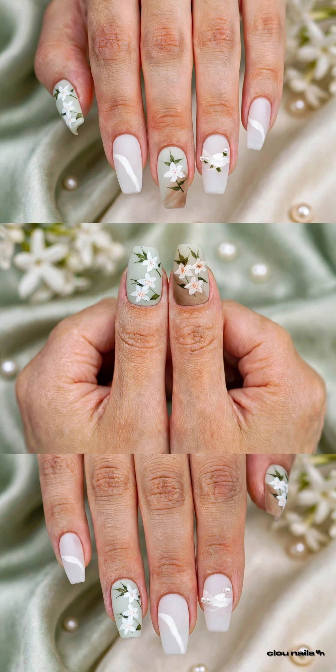 Nail Art Balerin Uzun Press-On Takma Tırnak Seti (CN1604)