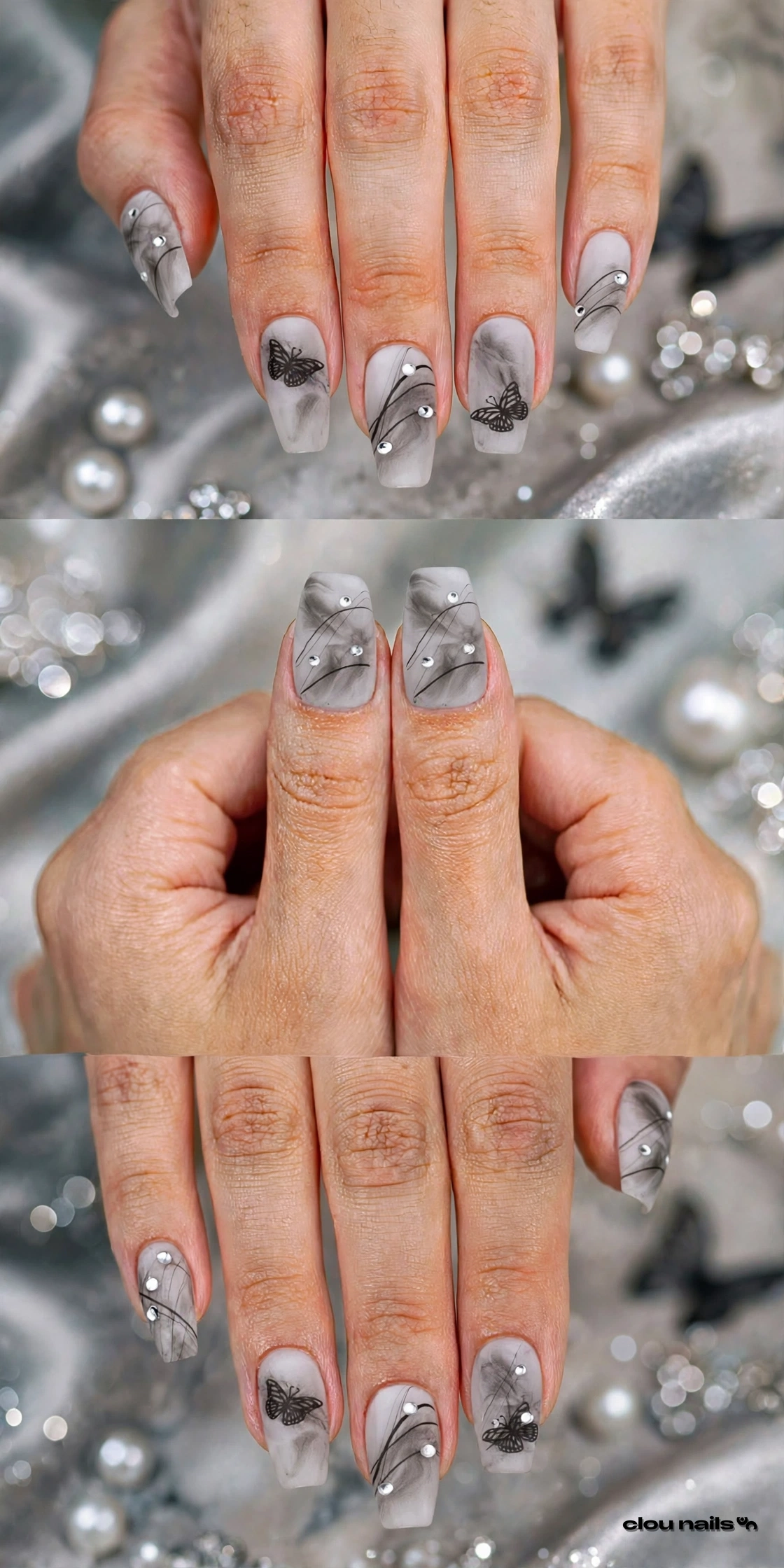 Nail Art Balerin Uzun Press-On Takma Tırnak Seti (CN1614)