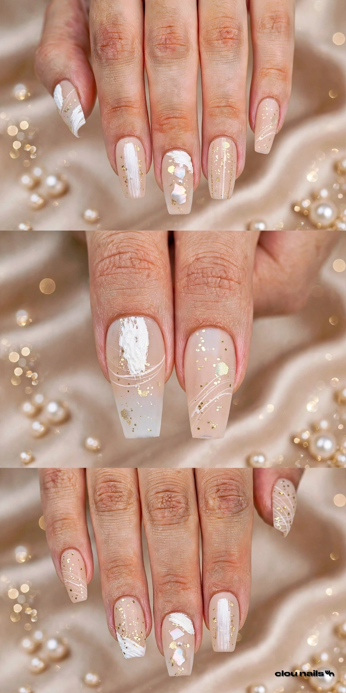 Nail Art Balerin Uzun Press-On Takma Tırnak Seti (CN1628)