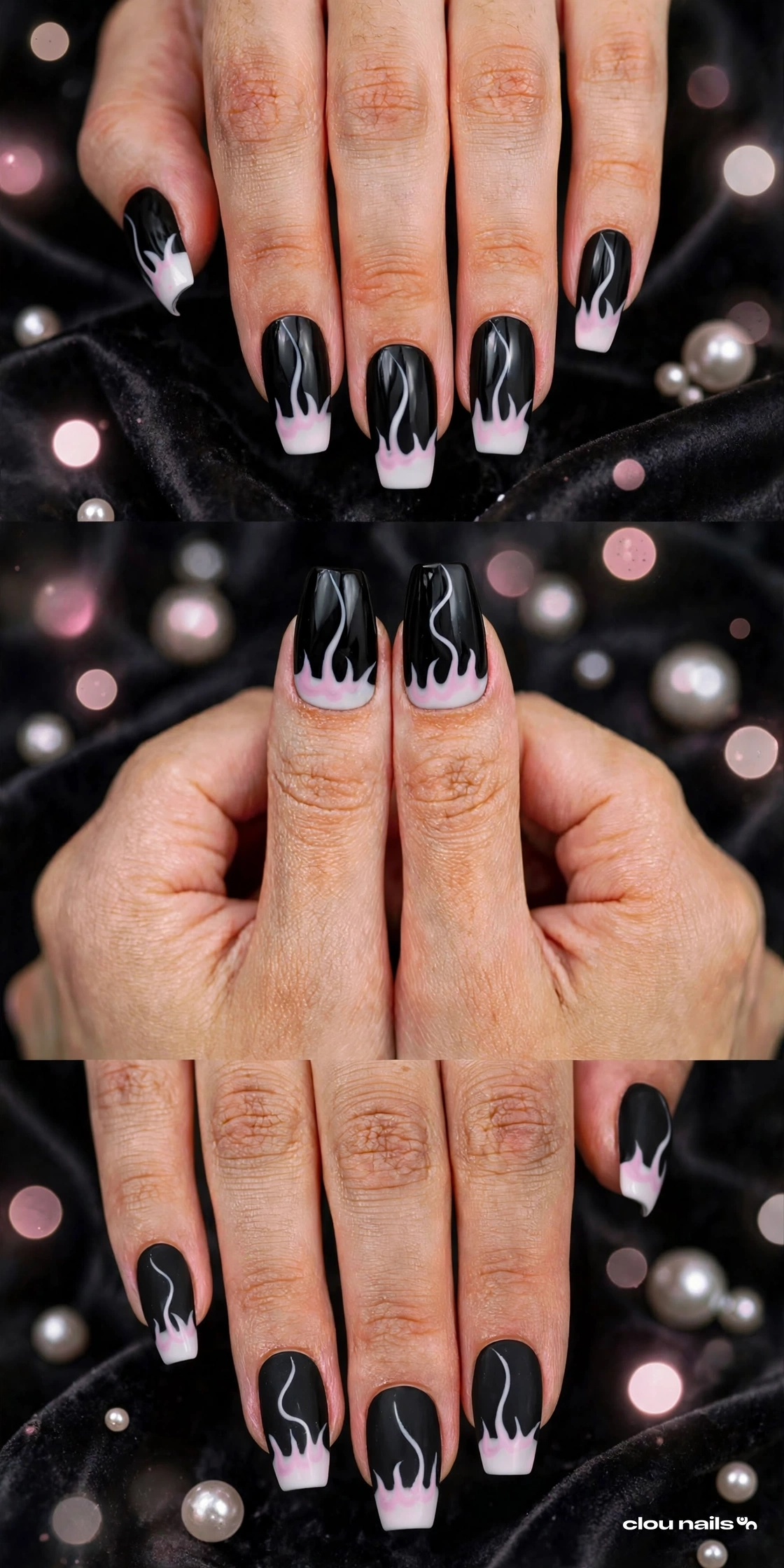 Nail Art Balerin Uzun Press-On Takma Tırnak Seti (CN19199)