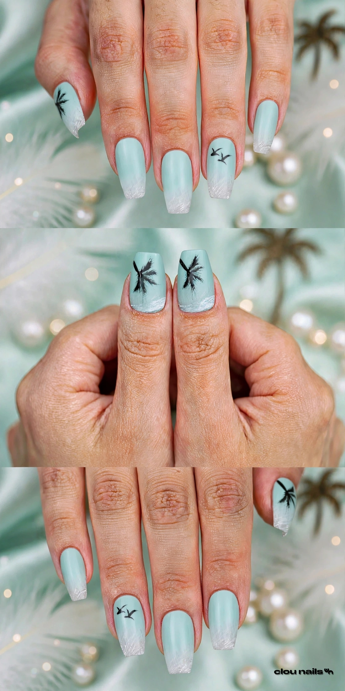 Nail Art Balerin Uzun Press-On Takma Tırnak Seti (CN2004)