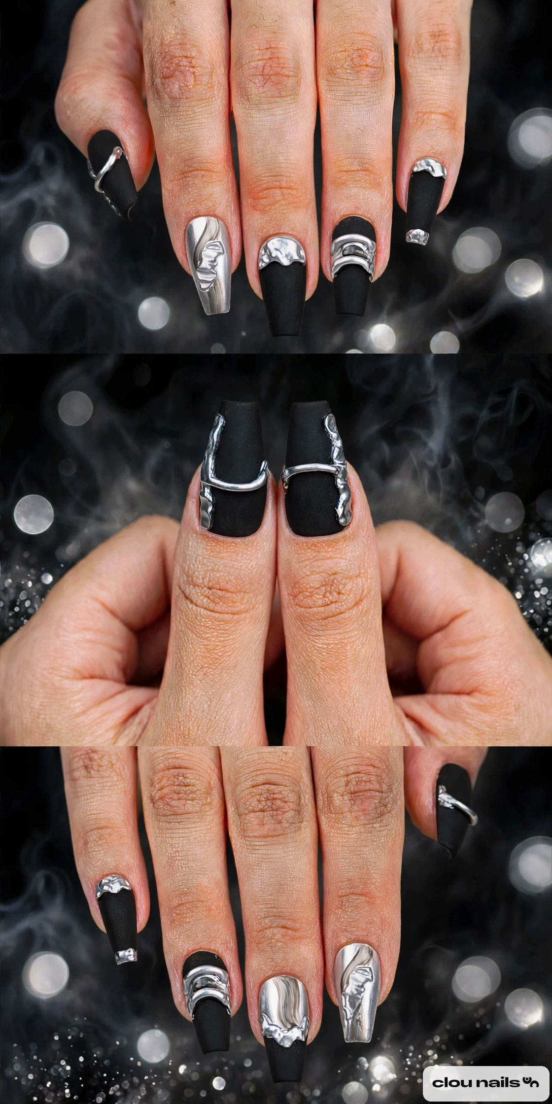 Nail Art Balerin Uzun Press-On Takma Tırnak Seti (CN24879)