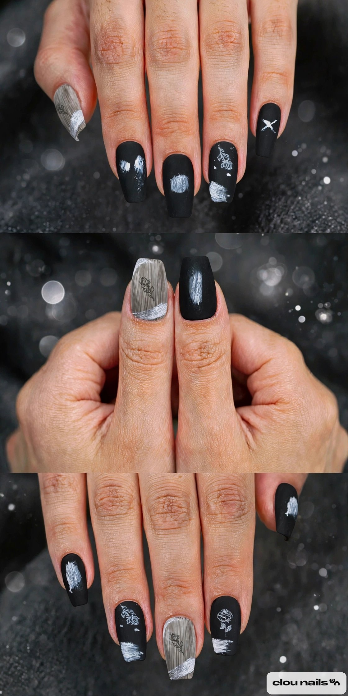Nail Art Balerin Uzun Press-On Takma Tırnak Seti (CN308)