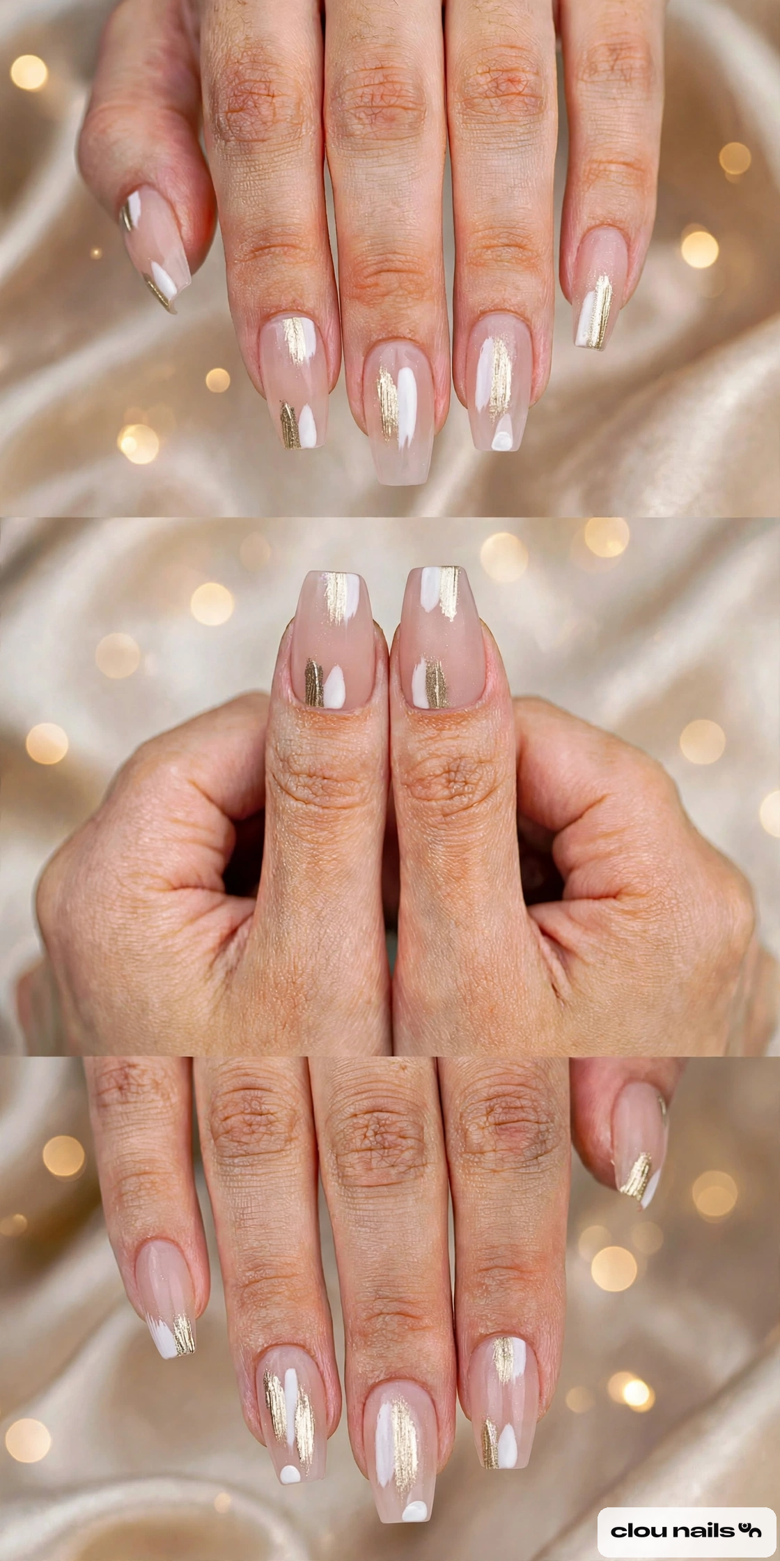 Nail Art Balerin Uzun Press-On Takma Tırnak Seti (CN366)