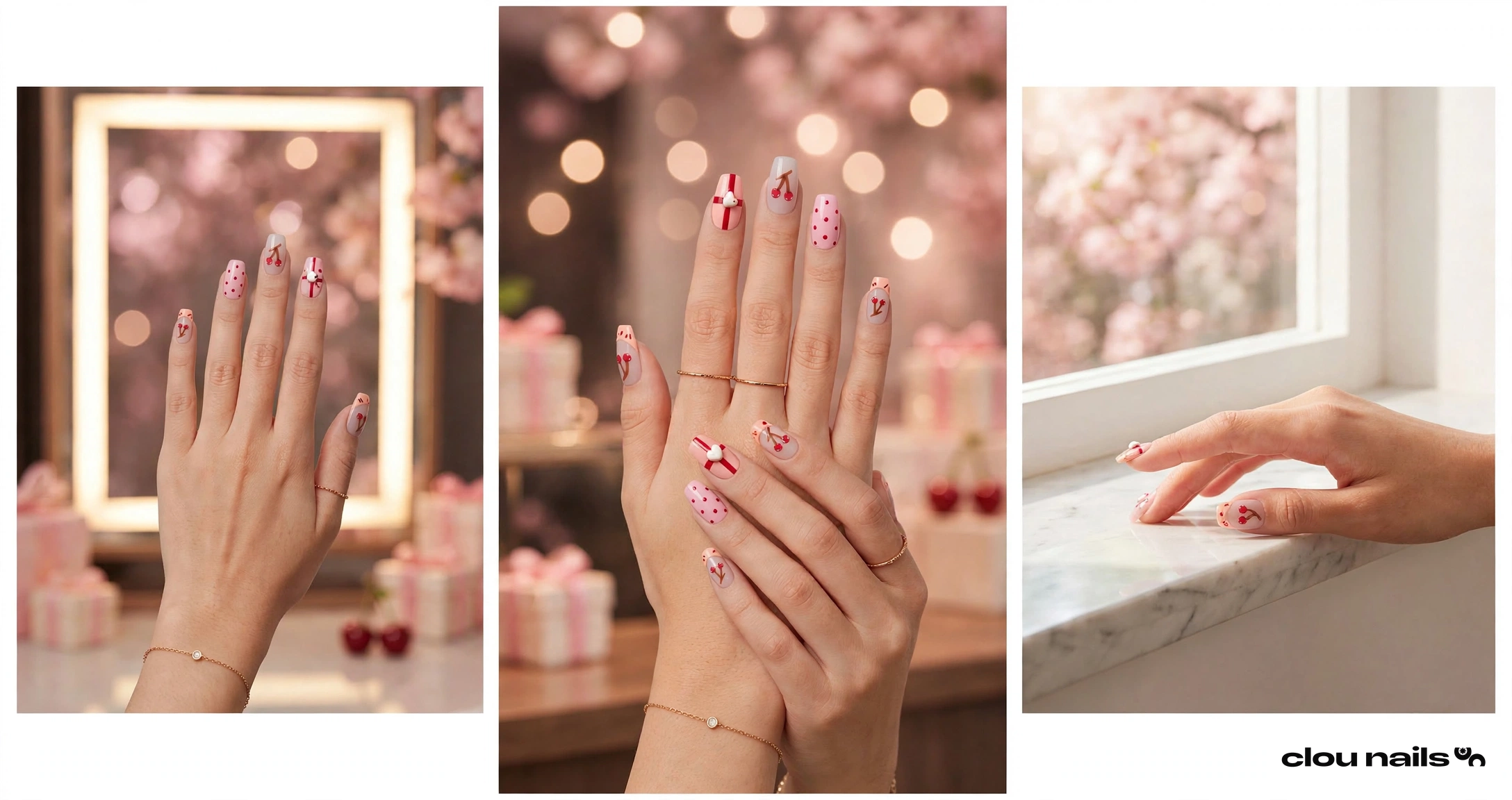 Nail Art Küt Kısa Press-On Takma Tırnak Seti (CN19734)
