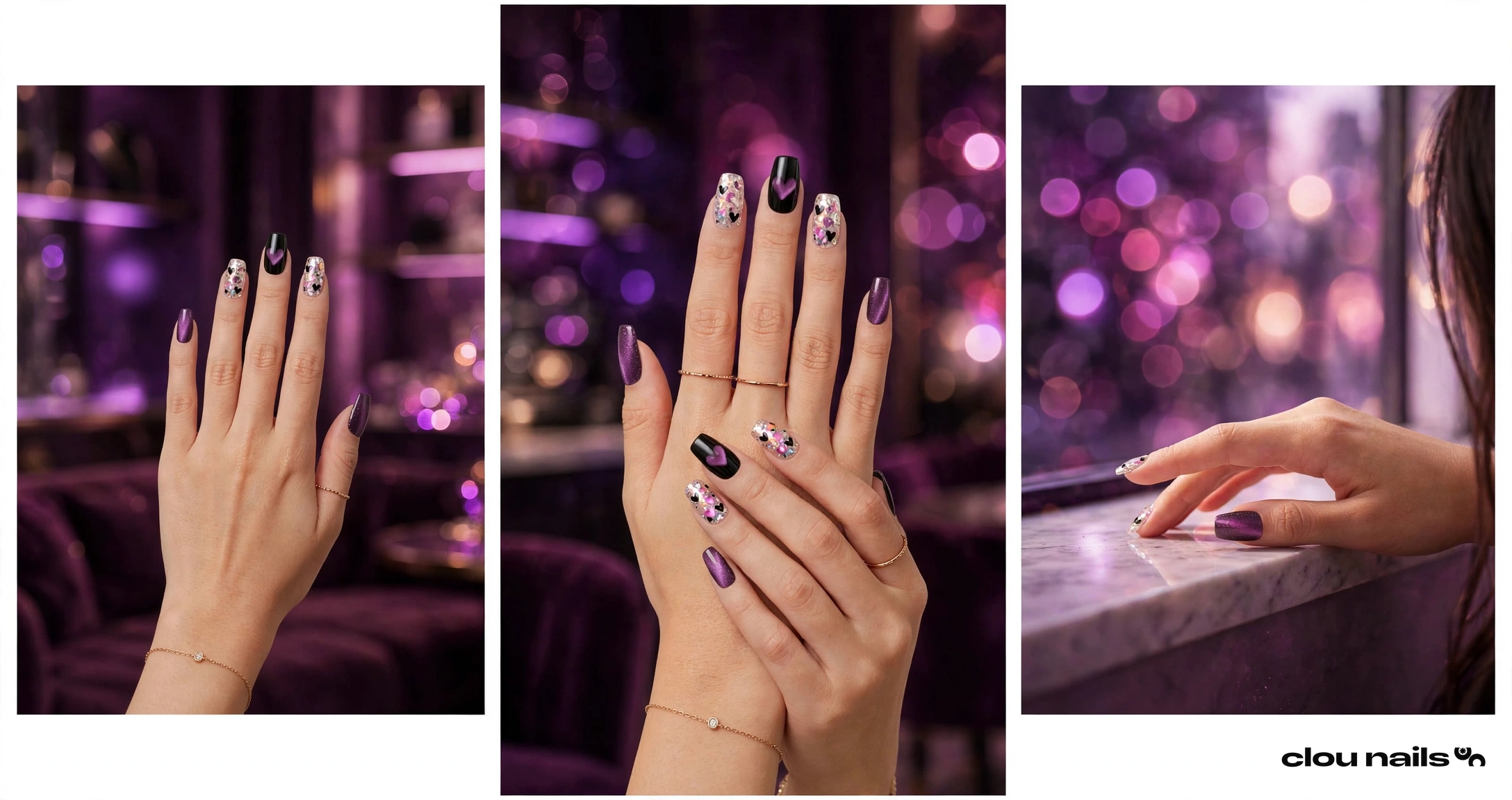 Nail Art Küt Kısa Press-On Takma Tırnak Seti (CN19767)