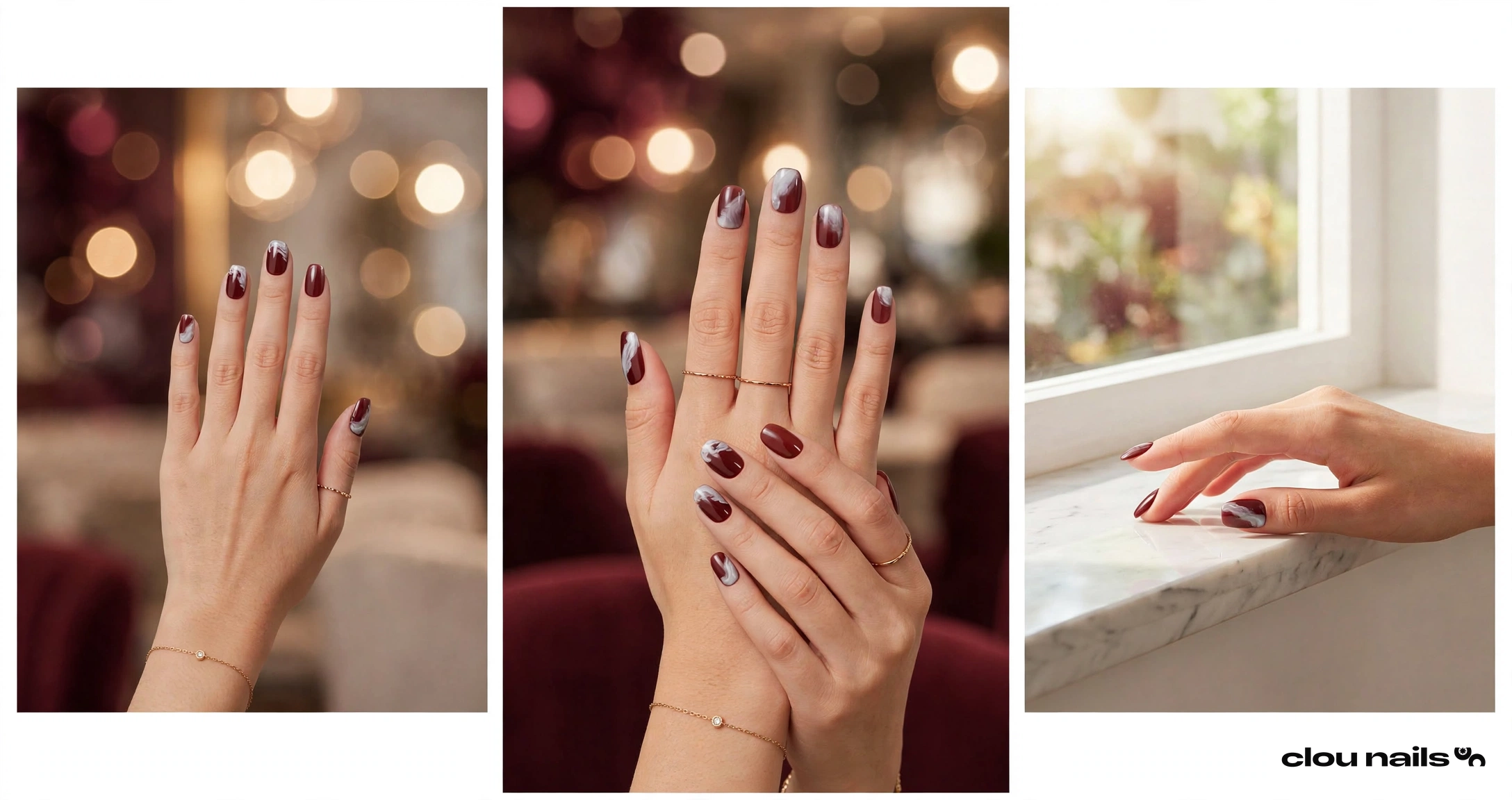 Nail Art Küt Kısa Press-On Takma Tırnak Seti (CN19832)