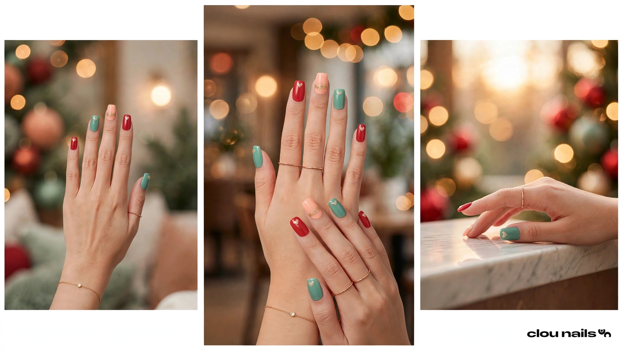 Nail Art Küt Kısa Press-On Takma Tırnak Seti (KA010)