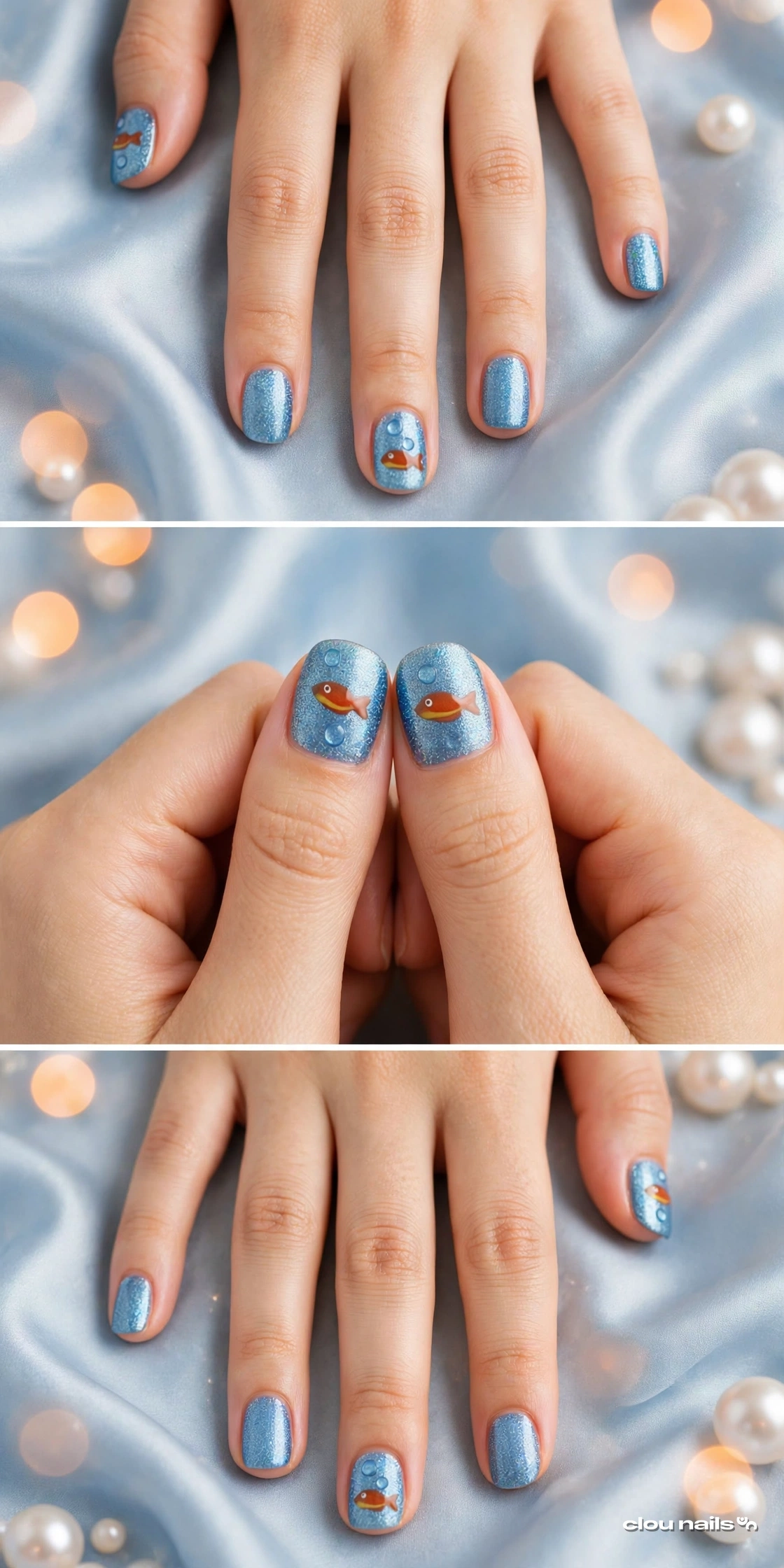 Nail Art Küt Orta Press-On Takma Tırnak Seti (CN1903)