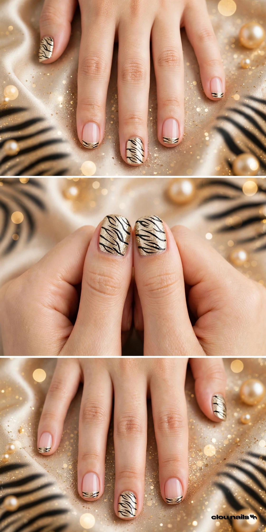 Nail Art Küt Orta Press-On Takma Tırnak Seti (KA018)