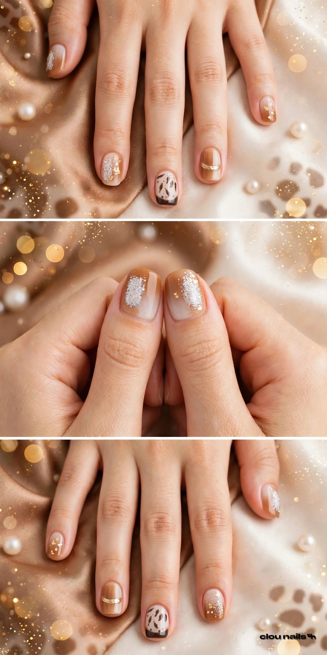 Nail Art Küt Orta Press-On Takma Tırnak Seti (KA021)