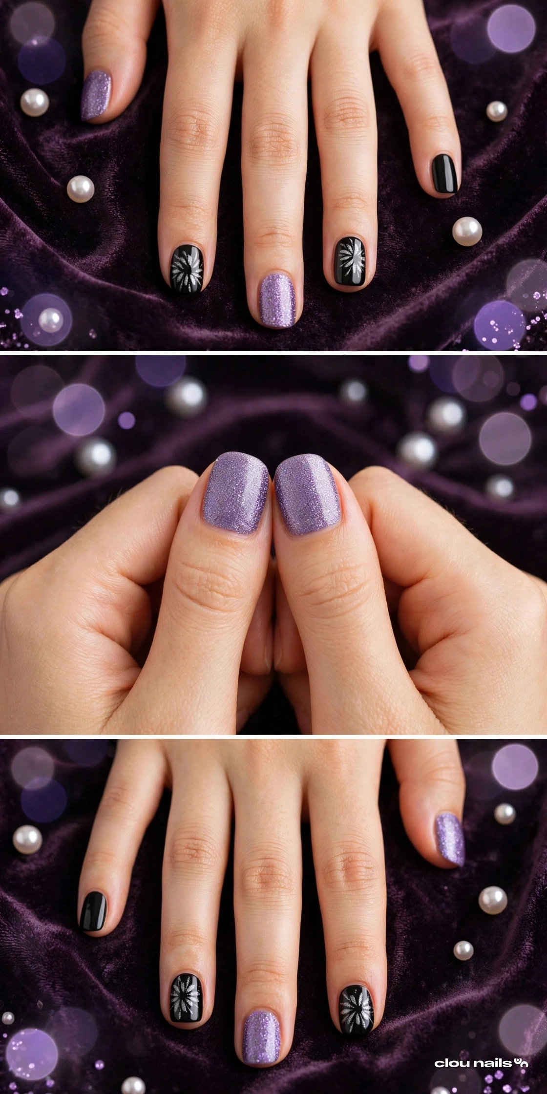 Nail Art Küt Orta Press-On Takma Tırnak Seti (KA027)